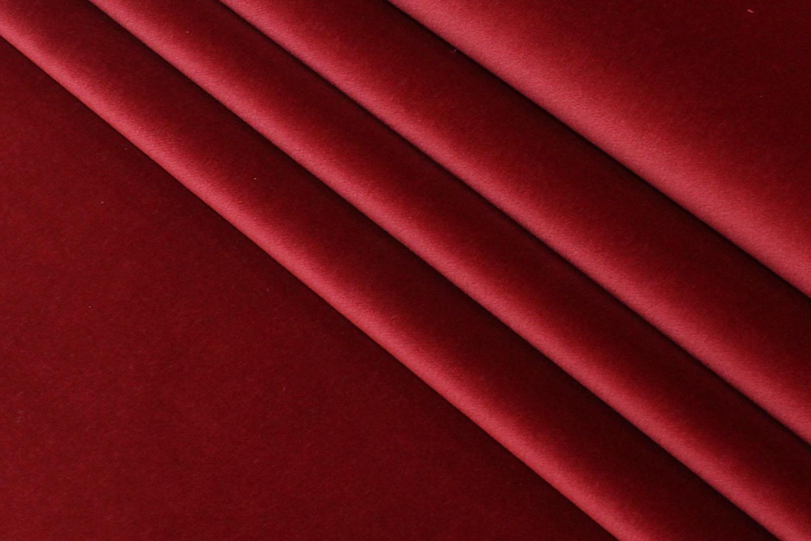 Red velvet fabric from The Fabric Mill.