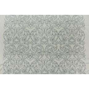 Serenity B Embroidered Damask Blue