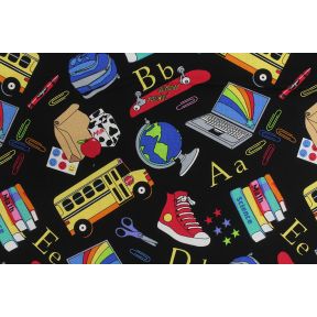 School Bus Books  Fabric