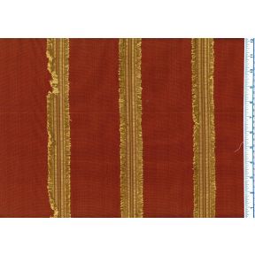 Fil Stripe Marsala Fabric