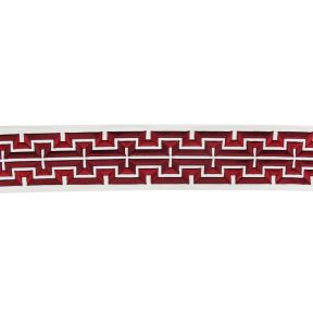 Pensri 4 Inch Tape Ivory/Red

