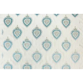 Max Ikat Ivory/Teal
