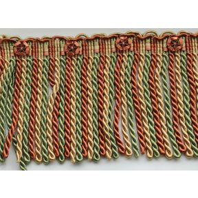 Bullion 6 in Fringe with Rose