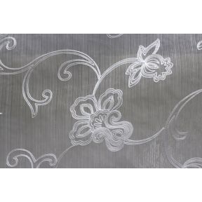 Embroidered Sheer VT34 White