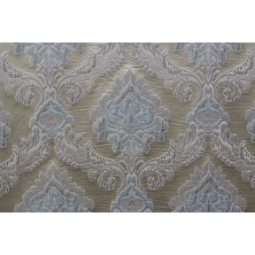 Alexandra Puffed Damask Light Blue