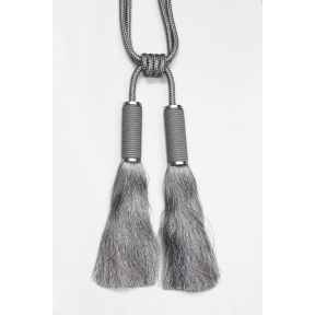 Oval Tassel Silver