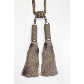 Oval Tassel Taupe
