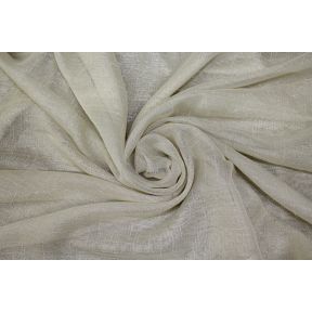Lame 110" Wide Sheer Ivory