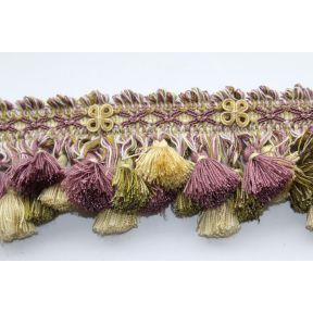 Venice Tassel Trim 8373 Purple Green