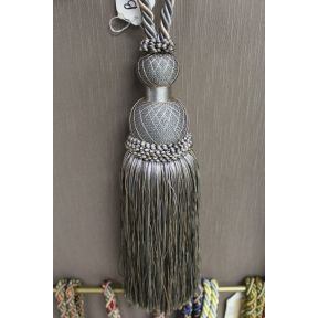 Single Tieback 29 Inch Gray