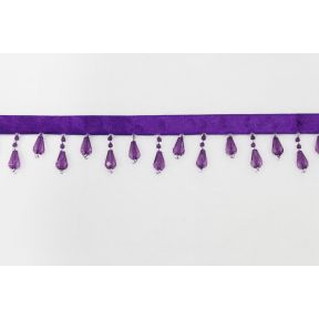 Dazzling Beads on Ribbon Amethyst WTBF 104 