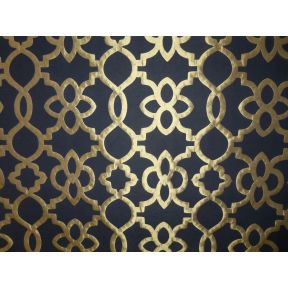 Tessuto Metropolis Lattice Black Gold