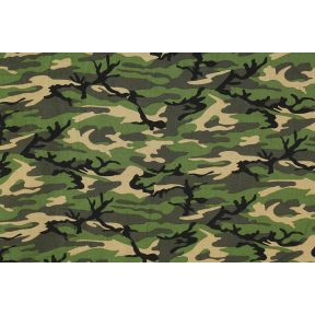 Camouflage  Green Small 45" Cotton Print