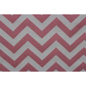Premier Prints Zig Zag Baby Pink/White