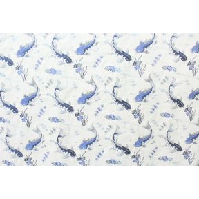 KOI Embroidery Navy

