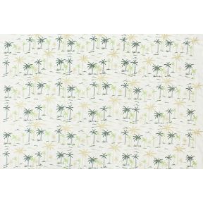 Maui Palm Embroidery Green