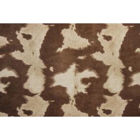 Cowhide Brown/White 