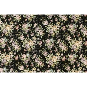 Black Chenille Flowers