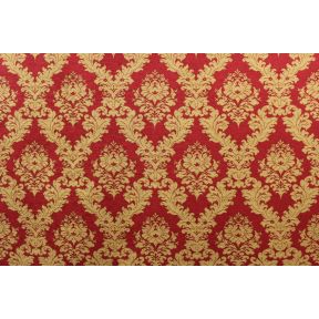 Chenille Damask Red
