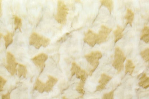 Faux Fur Molted White