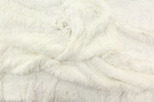 Faux Fur Alpaca White -The Fabric Mill
