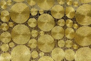 Modern Circle Coin Champagne