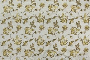 Serenity A Embroidered Floral Gold