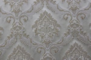 Alexandra Puffed Damask Ivory