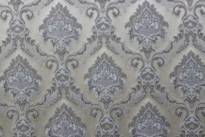 Alexandra Puffed Damask Silver