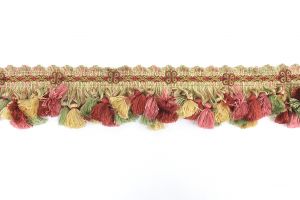Venice Tassel Trim 8201 Rose Green