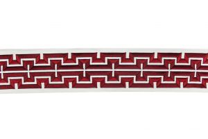 Pensri 4 Inch Tape Ivory/Red
