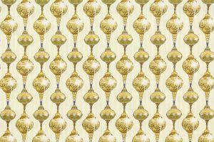 Quilting Treasures Golden Holiday Cream/Gold