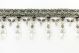 Tassel Fringe w/Beads TF-32/50 37-47 Grey