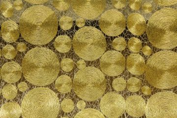 Modern Circle Coin Champagne