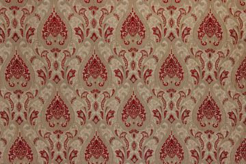 Damask Chenille Red