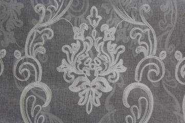 Sheer Damask 110 inch VT48 1 White
