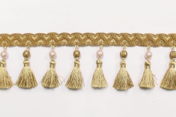 Tassel Fringe on Gimp 84#/H69 Fabric Trim