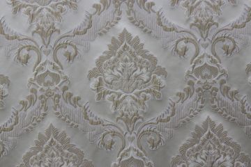 Alexandra Puffed Damask Ivory