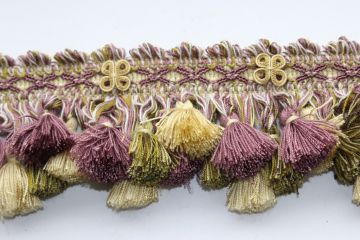 Venice Tassel Trim 8373 Purple Green