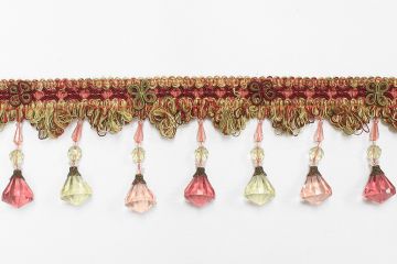 Butterfly Trim 3.5" with Beads