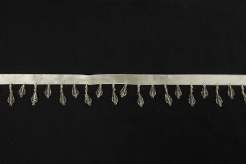 Dazzling Beads On Ribbon WTBF 104 Champagne Fabric Trim