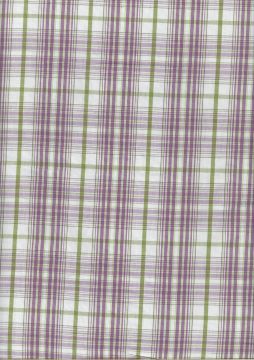 Taffeta Plaid Citrus Lilac Fabric