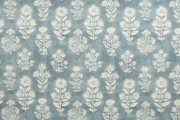 P Kaufmann Floral Batik Blue Clay