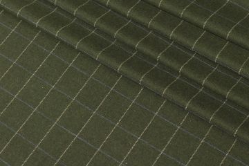 P Kaufmann Martin Check Moss  Fabric