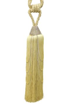 Tieback Rhinestones Champagne SCTB-19/53