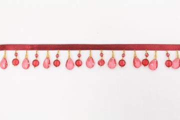 Bead Fringe BB-900 17-10 Red