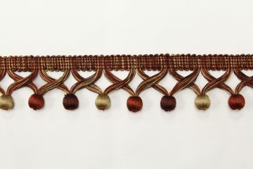 Balls on Gimp Rust/Brown BF-1481