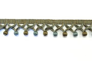 Balls on Gimp BF-1481 33/16 Spa Beige Gold