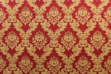 Chenille Damask Red
