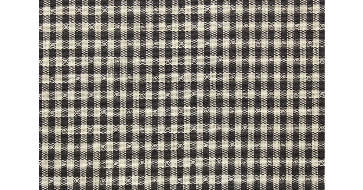 Covington Linley Gingham Black 93 The Fabric Mill